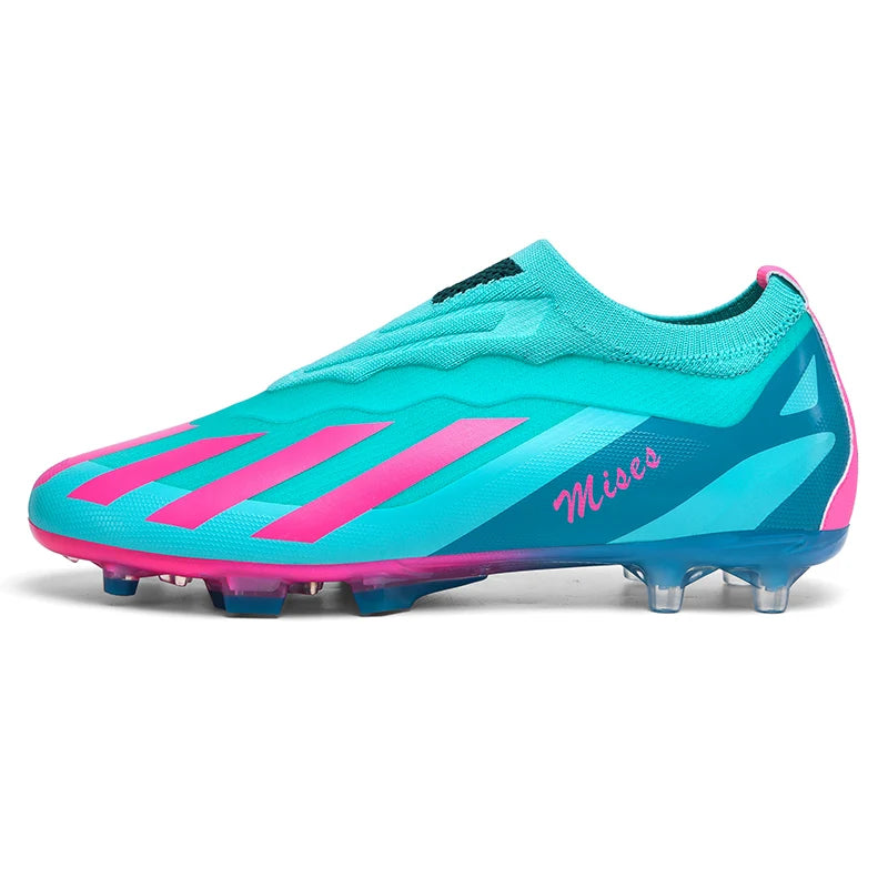 Messi Style Craze Fast Laceless Low Cut Hype Soccer Cleats/Shoes FG TF - The GoatFind