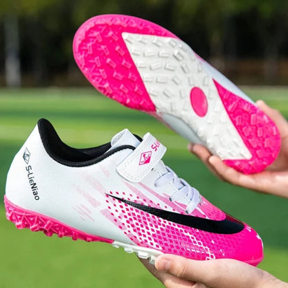 Kids Youth Soccer Cleats/Football Training Turf Shoes - The GoatFind