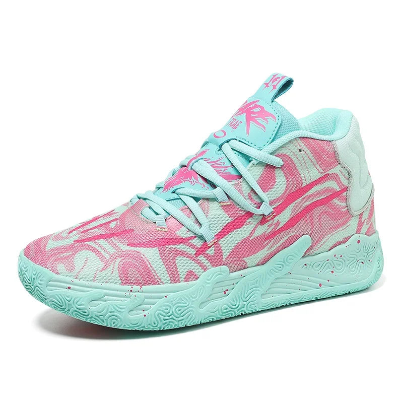 Bare Toxic "Neon Flux" High-Top Basketball Shoes -Newest Sports Sneakers