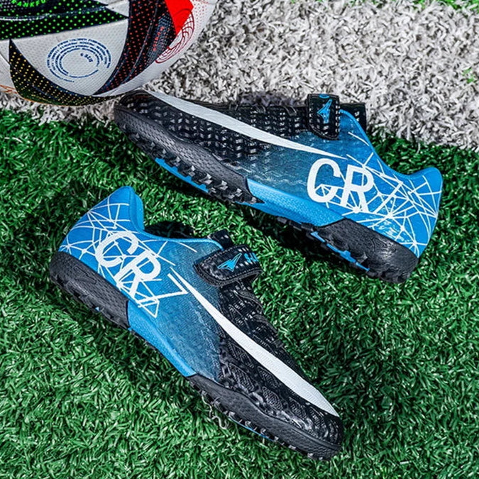 New Ronaldo Kids Soccer Cleats/Shoes/Boots Boy Girl futbol CR7 Youth