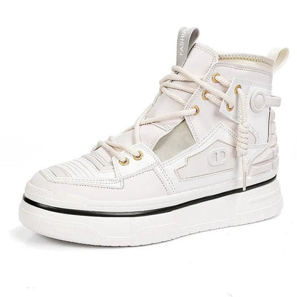 Giovanni Renzo Mens High Top Designer Sneakers/Thick Platform Sole Shoes - The GoatFind