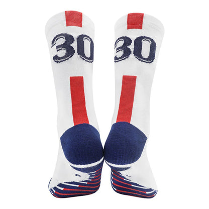 Messi/Ronaldo Soccer Socks with Number 10/7 Kids/Adult Football Socks - The GoatFind