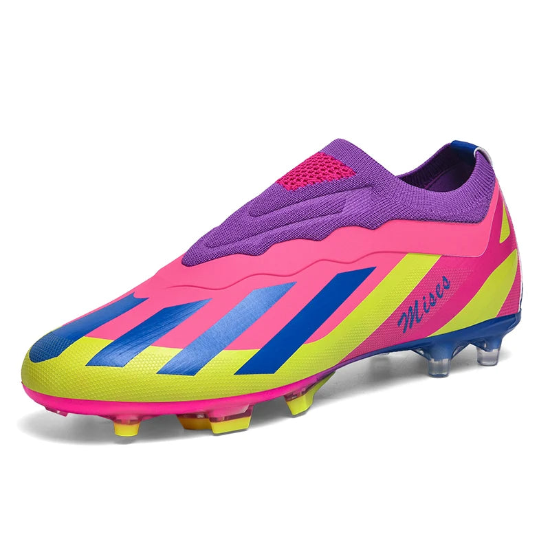 Messi Style Craze Fast Laceless Low Cut Hype Soccer Cleats/Shoes FG TF - The GoatFind