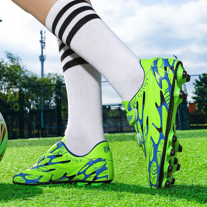 Kids Messi Style Soccer Shoes/Cleats Outdoor Boys Girls FG Boot - The GoatFind