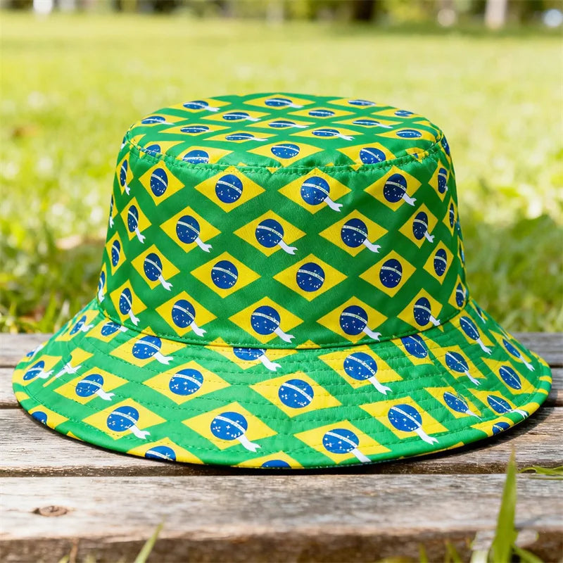 2026 Soccer World Cup National Flag Bucket Hat Reversible Sun Hat