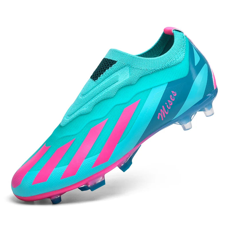 Messi Style Craze Fast Laceless Low Cut Hype Soccer Cleats/Shoes FG TF - The GoatFind