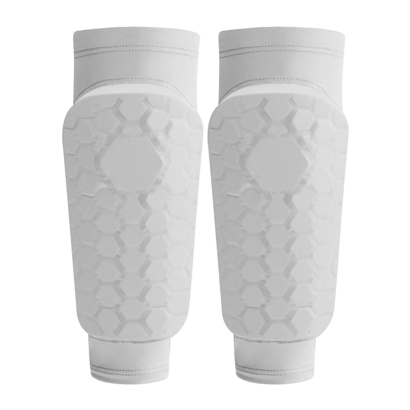 Kids Soccer Shin Guard Sleeves | Non-Slip Honeycomb Calf Protectors