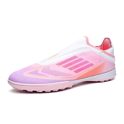 Laceless Soccer Cleats Messi/Salah/Yamal F50 Style Shoes Without lace Youth - The GoatFind