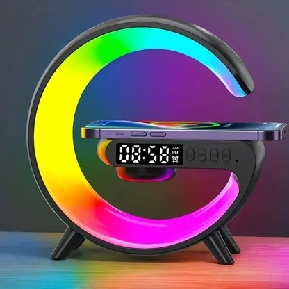 Multifunction IPhone/Samsung Wireless Charger/Phone Charging Station wt Clock - The GoatFind