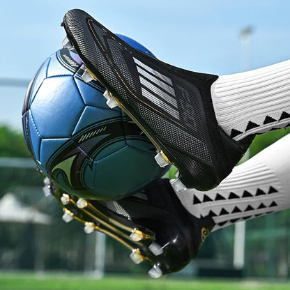 Laceless Soccer Cleats Messi/Salah/Yamal F50 Style Shoes Without lace Youth - The GoatFind