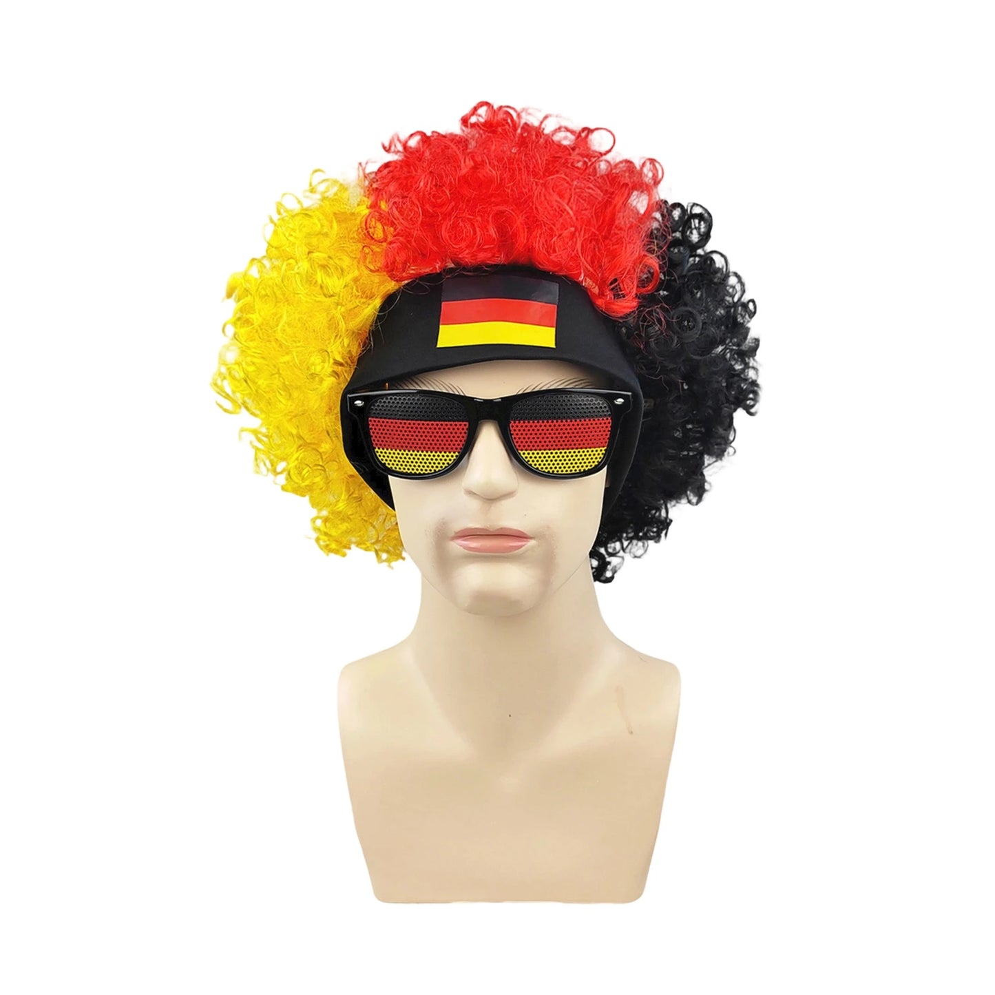 World Soccer/Football Fans Wig Cap Headdress for Kids Adults Cup 2026