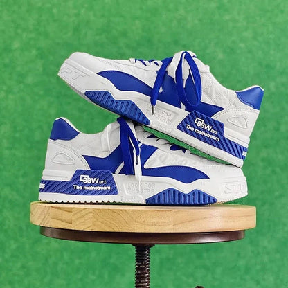 Renzo Premium Two Tones Designer Sneaker Skater Shoes - The GoatFind