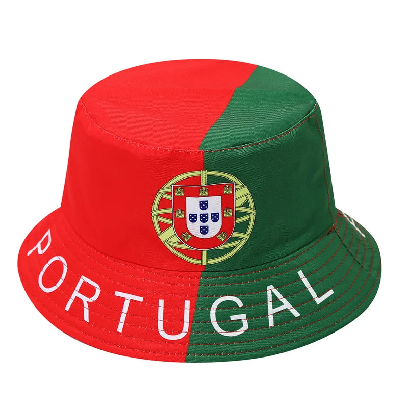 2026 Soccer World Cup National Flag Bucket Hat Reversible Sun Hat