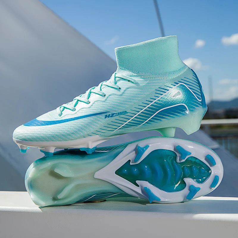 New Kylian Mbappe Style Soccer Cleats/Super High-quality TF/FG Fly Shoes