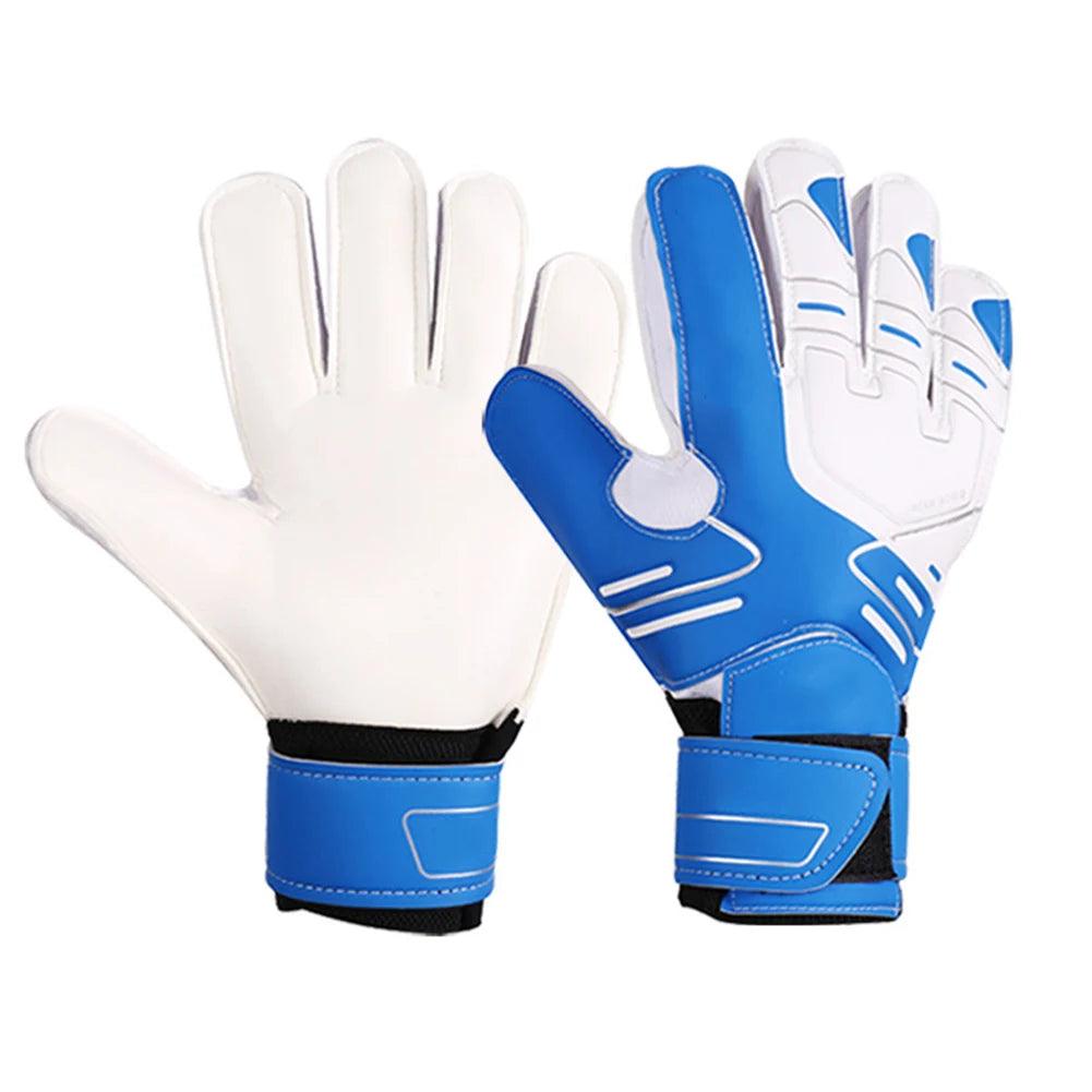 Premium Soccer Goalkeeper Gloves for Men/Women/Adults/Kids Latex - The GoatFind Black / S 5, Black / M 6, Black / L 7, Black / XL 8, Black / XXL 9, Black / XXXL 10, blue / S 5, blue / M 6, blue / L 7, blue / XL 8