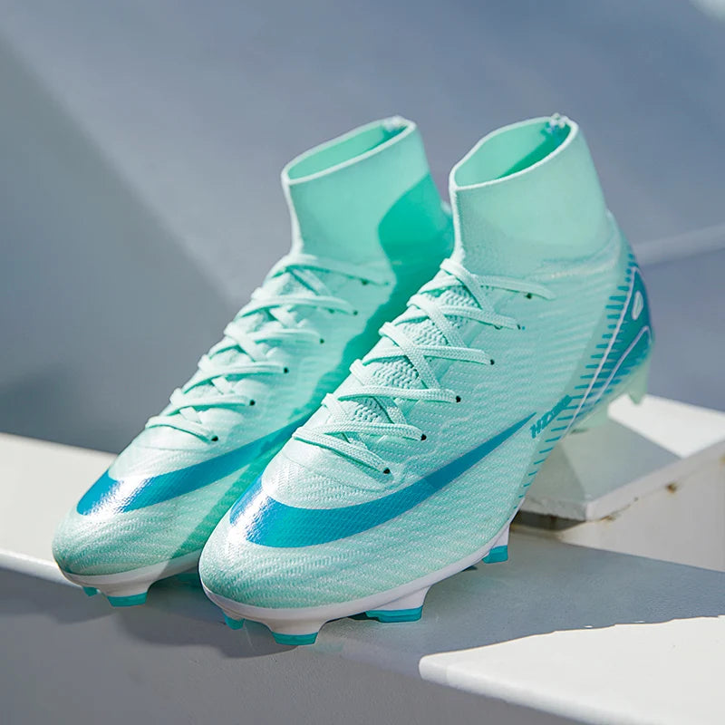 New Kylian Mbappe Style Soccer Cleats/Super High-quality TF/FG Fly Shoes