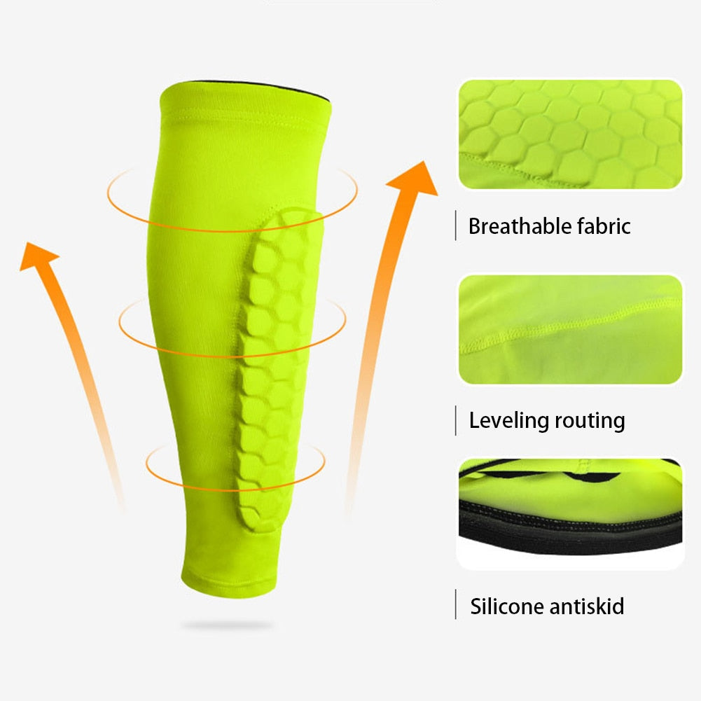Anti Collision Soccer Shin Guard Pad For Kids/Youth/Adult Compression Sleeve leg guard Shinguard - The GoatFind