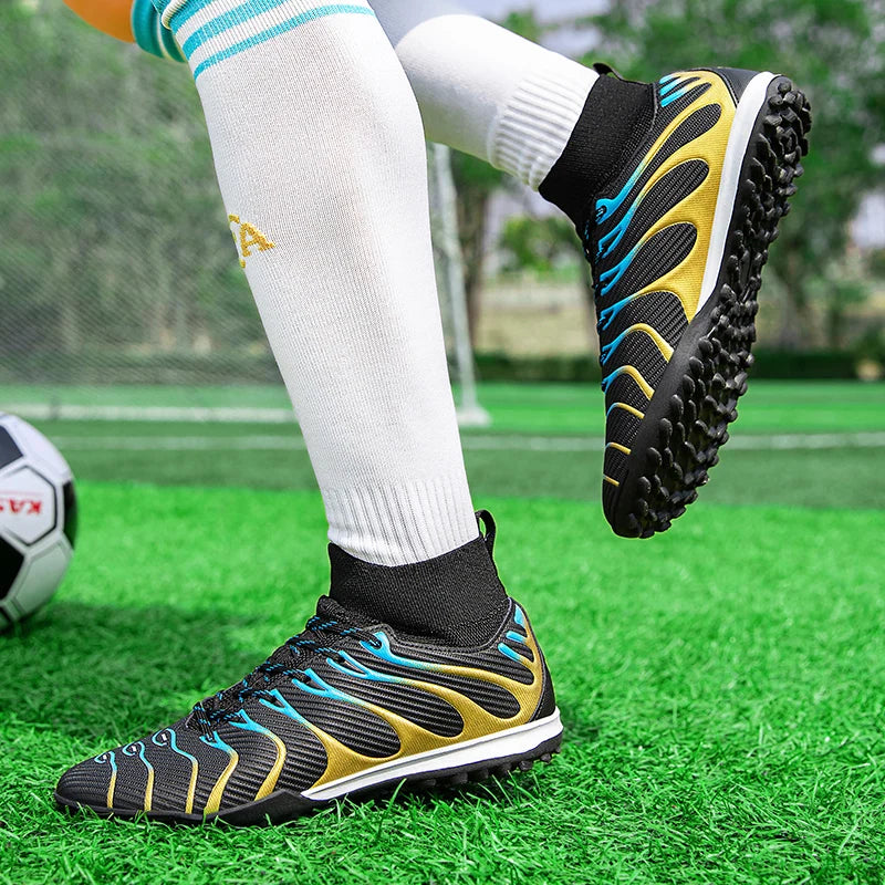 Cristiano Ronaldo Style Mercury Super Sly Soccer Cleats/Shoes High-top - The GoatFind