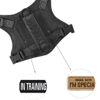 Dog Harness & Leash Set For Small Dog/Cats K9 Vest/Service Working Training - The GoatFind