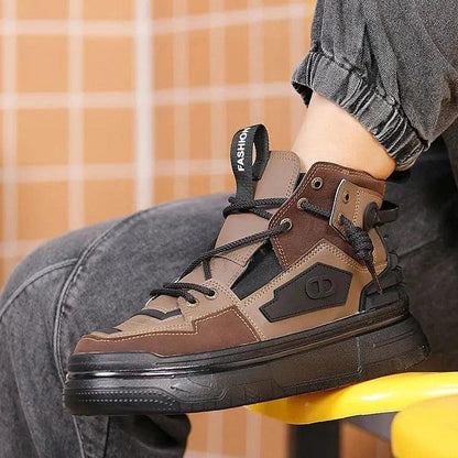 Giovanni Renzo Mens High Top Designer Sneakers/Thick Platform Sole Shoes - The GoatFind