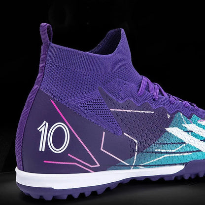 Messi Style High Top Soccer Cleats/TF/FG Professional Football Shoes - The GoatFind