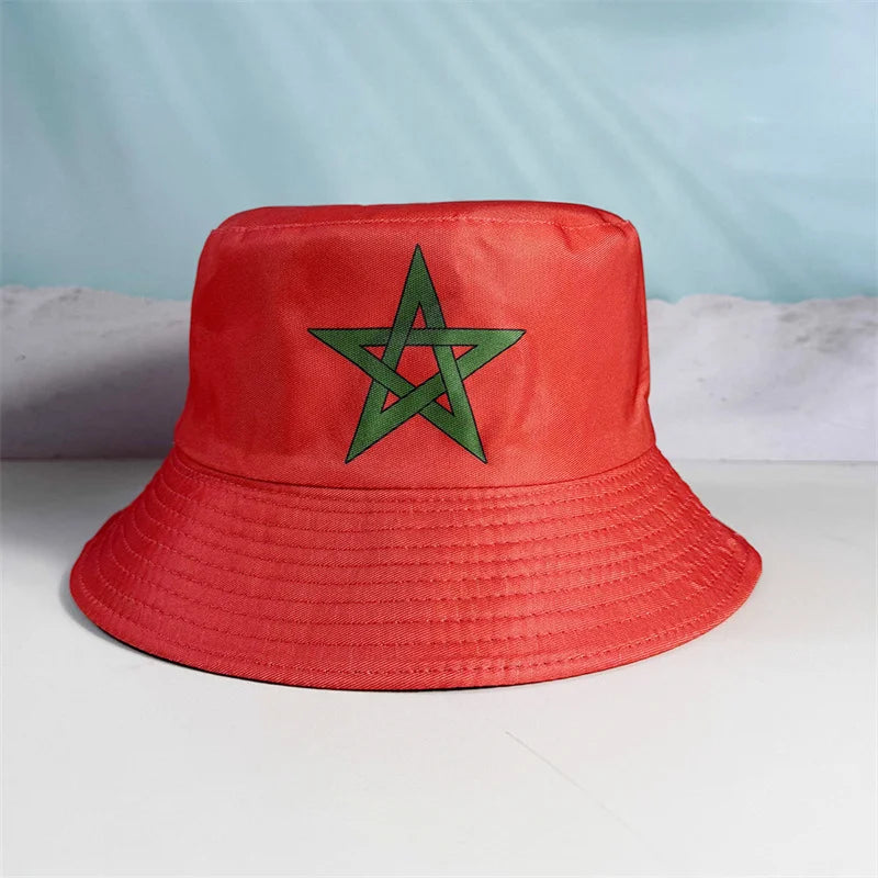 2026 Soccer World Cup National Flag Bucket Hat Reversible Sun Hat