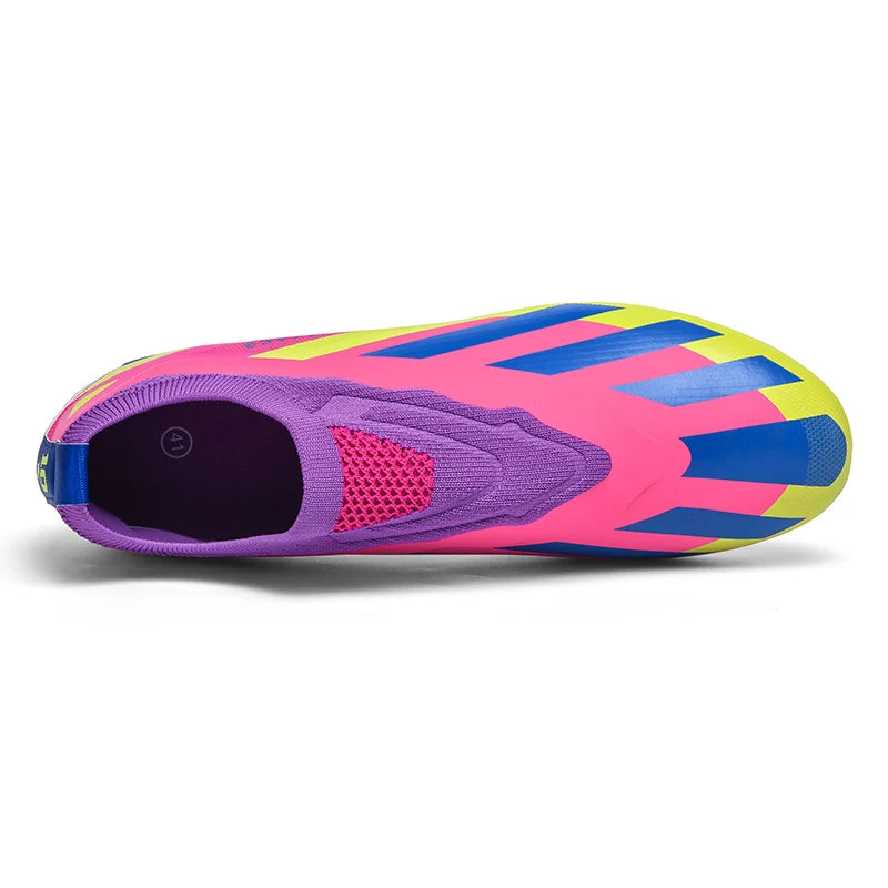 Messi Style Craze Fast Laceless Low Cut Hype Soccer Cleats/Shoes FG TF - The GoatFind
