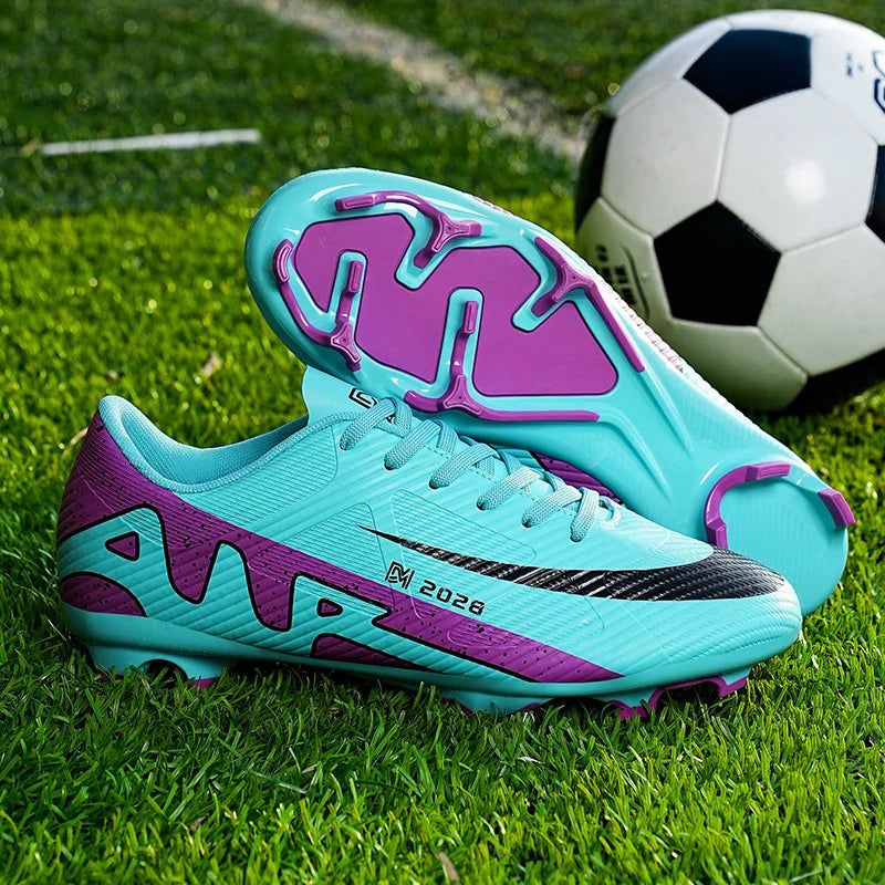 New Ronaldo Vapo R Low Top Soccer Cleats/Shoes FG/TF Kids/Girls/Boys