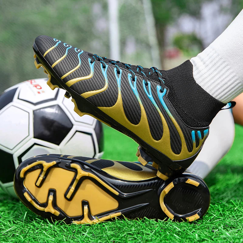 Cristiano Ronaldo Style Mercury Super Sly Soccer Cleats/Shoes High-top - The GoatFind