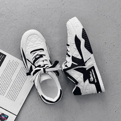 Renzo Premium Two Tones Designer Sneaker Skater Shoes - The GoatFind