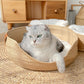 Bamboo Style Basket Sofa Cat Bed/Pet Bed/Small Dogs Nest Bed - The GoatFind