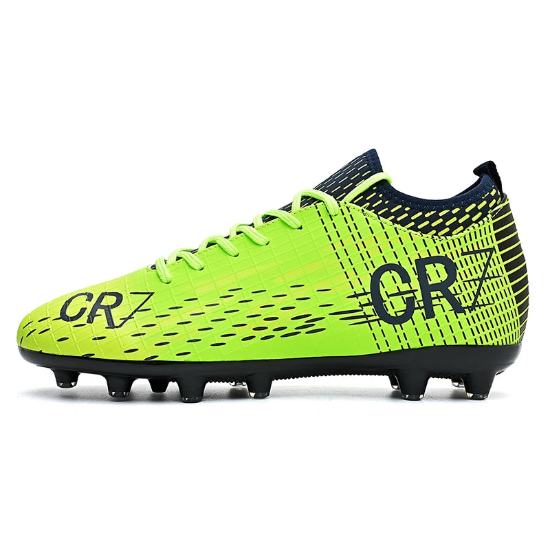 Ronaldo Style CR7 High top Best Soccer Cleats Shoes Youth/Kids Indoor/Outdoor