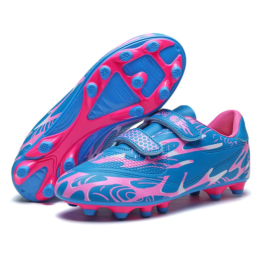 Kids Messi Style Soccer Shoes/Cleats Outdoor Boys Girls FG Boot