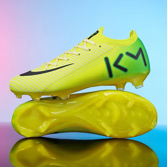 New Kylian Mbappe Style Soccer Cleats/Shoes Outdoor Girls/Boys Kids Adults