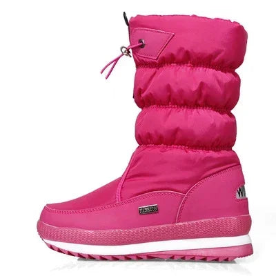 Goatfind Winter Snow Boots Shoes Warm Plush Mid-calf Waterproof Womens - The GoatFind