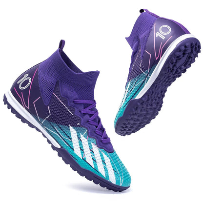 Messi Style High Top Soccer Cleats/TF/FG Professional Football Shoes - The GoatFind