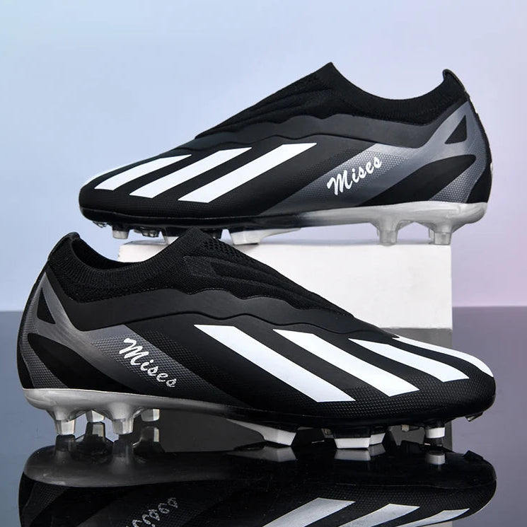 Messi Style Craze Fast Laceless Low Cut Hype Soccer Cleats/Shoes FG TF - The GoatFind