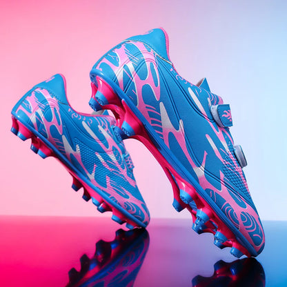Kids Messi Style Soccer Shoes/Cleats Outdoor Boys Girls FG Boot - The GoatFind