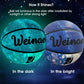 Premium Glow In Night Glow Basketball Size 5,6, 7 Kids/Adult Gift