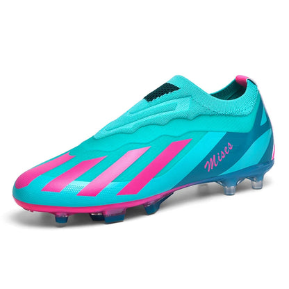 Messi Style Craze Fast Laceless Low Cut Hype Soccer Cleats/Shoes FG TF - The GoatFind