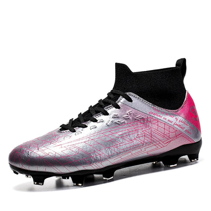 Premium Lionel Messi Style Gold Soccer Shoes TF/FG football Cleats Youth - The GoatFind