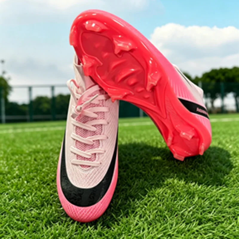 New Ronaldo|Mbappe Style Soccer Cleats Youth Adult AG FG  | CR7 Boys