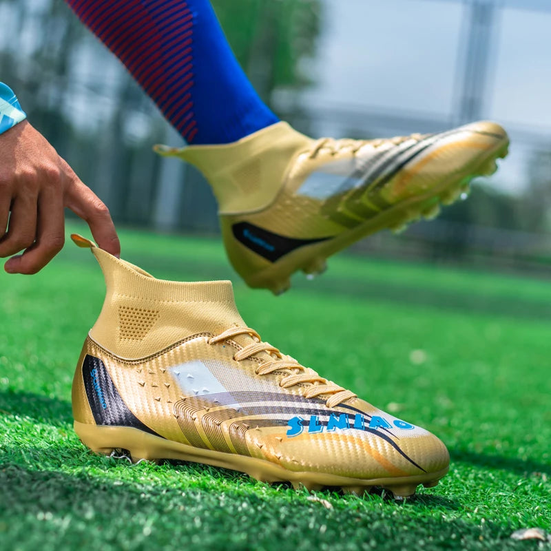 Ultralight 2.0 CR7 Youth Soccer Cleats | Ronaldo | Messi Gold Shoes