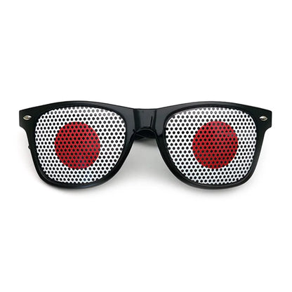 World Cup Mirror Lens Fan Sunglasses - Unisex UV Protection