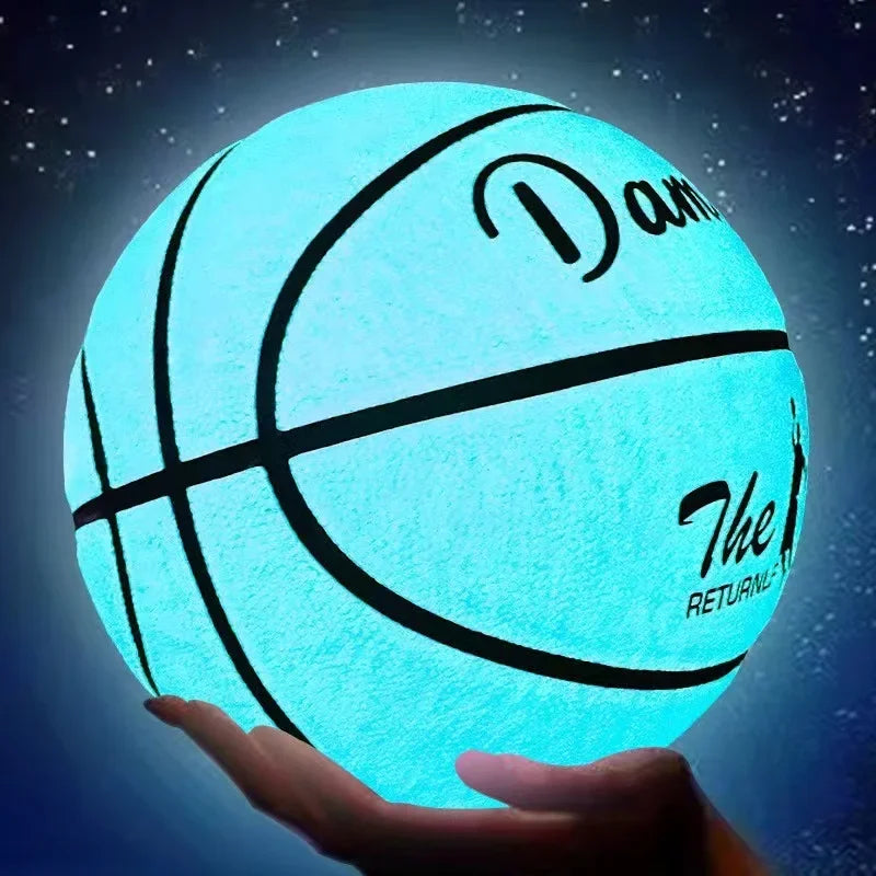 Premium Glow In Night Glow Basketball Size 5,6, 7 Kids/Adult Gift