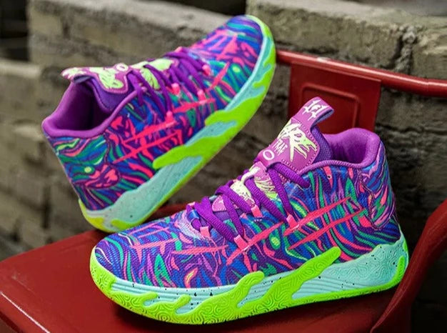 Neon Blast Basketball Shoes/Designer Running Sneakers Shoes - The GoatFind