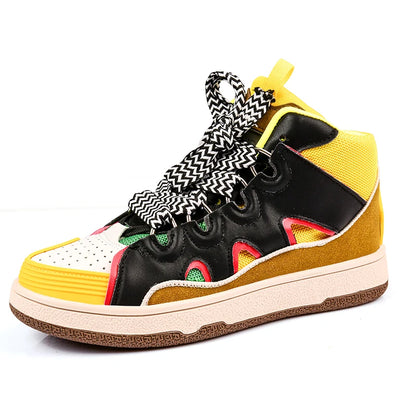 Apex Runners Sneaker Shoes-Thick Laced 2025 Fashion Street Style High Tops - The GoatFind