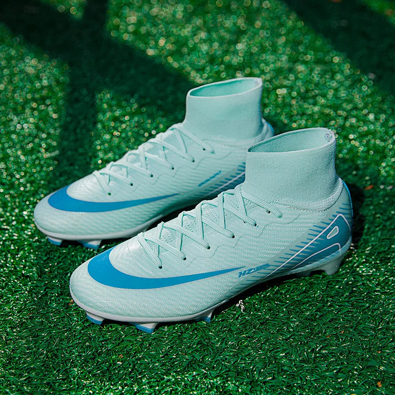 New Kylian Mbappe Style Soccer Cleats/Super High-quality TF/FG Fly Shoes