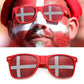 Countries/National Flag Fan Sun Glasses/Eyeglasses/Goggles Black Frame