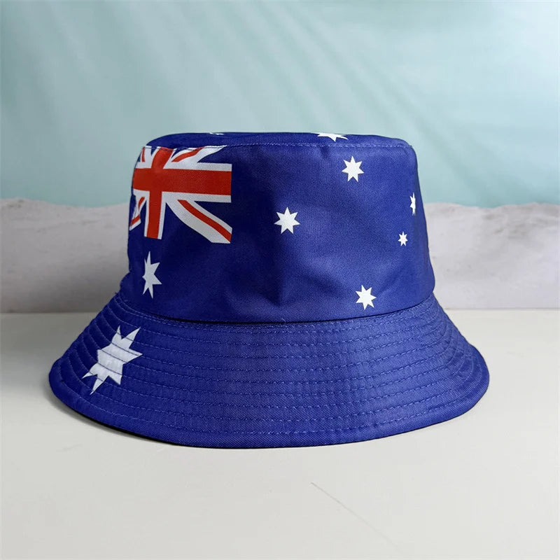 2026 Soccer World Cup National Flag Bucket Hat Reversible Sun Hat